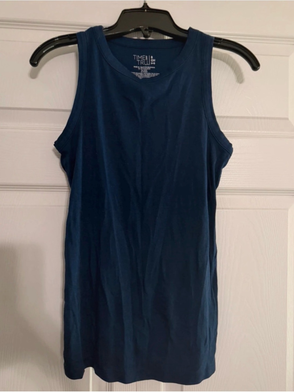Time and Tru Deep Blue Tank - Picture 1 of 3
